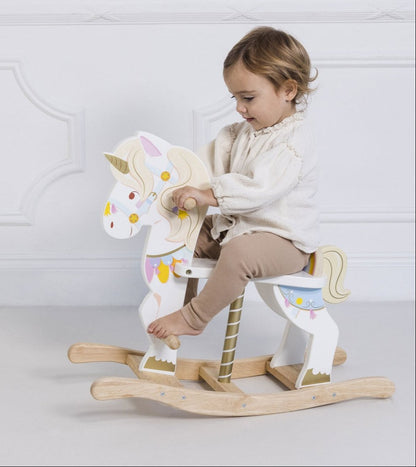 Le Toy Van Ride On Rocking Unicorn Carousel