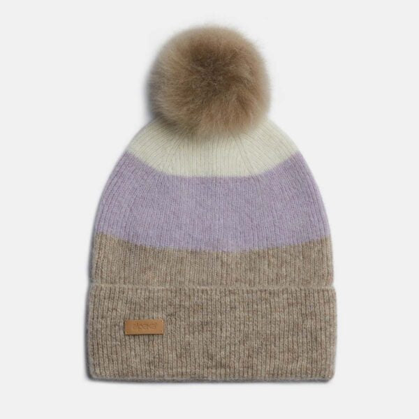 Alpaka Kids Hat with Colour Play with Pom, Lily