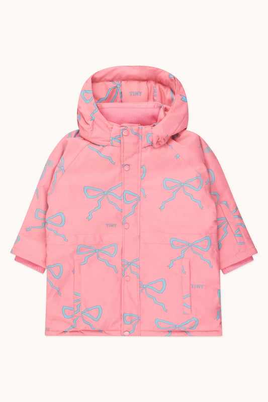 Bow Snow Jacket, Pink