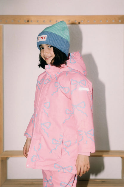 Bow Snow Jacket, Pink