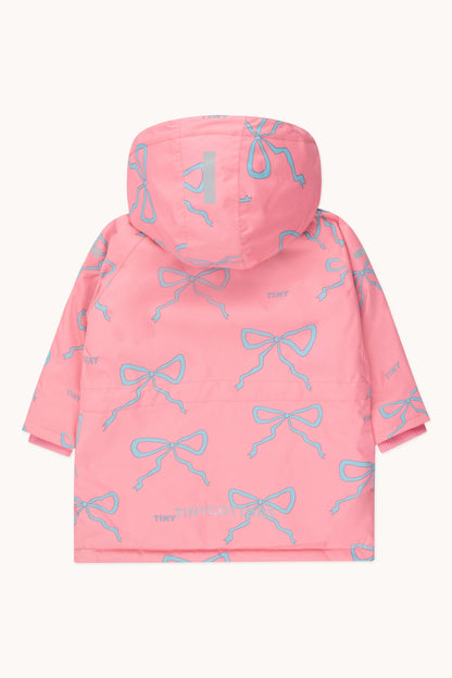 Bow Snow Jacket, Pink