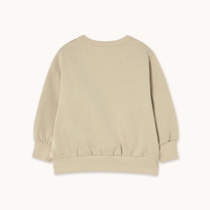 Tiny Dog Graphic Sweatshirt, Dark Vanilla