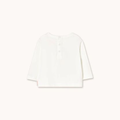 Tiny Dog Graphic Baby Tee, Off White