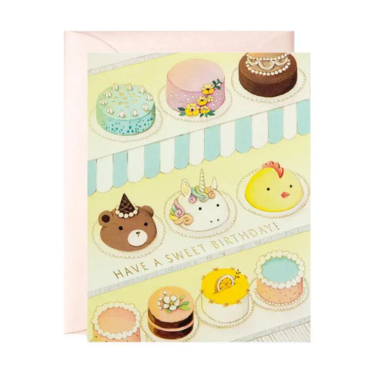 Pastry Shop Birthday Greeting Card