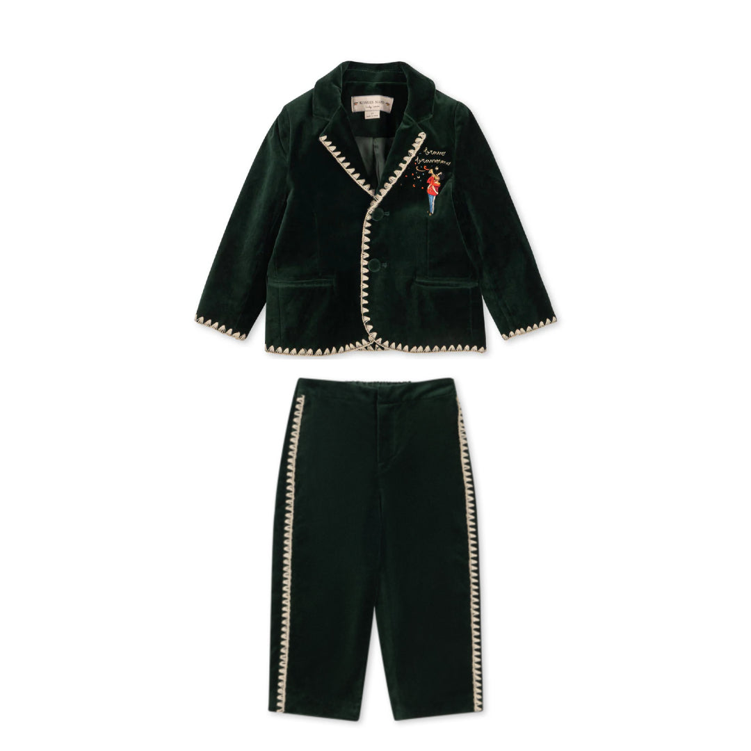 Rocky Blazer Set, Dark Green