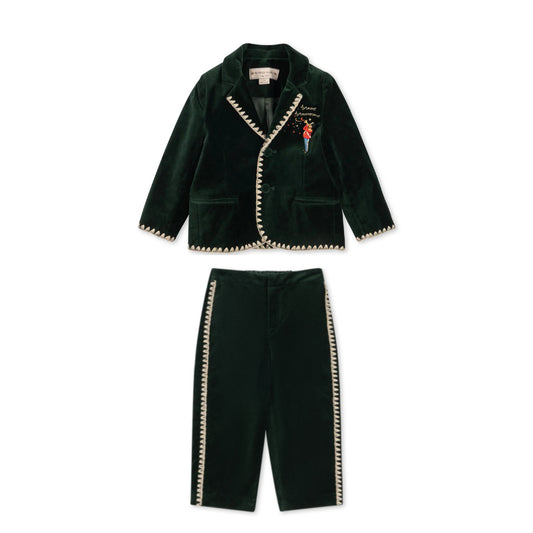 Rocky Blazer Set, Dark Green