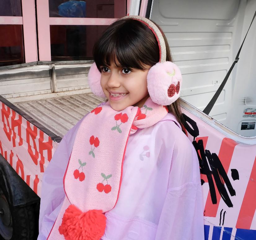 Cheerful Cherry Earmuffs