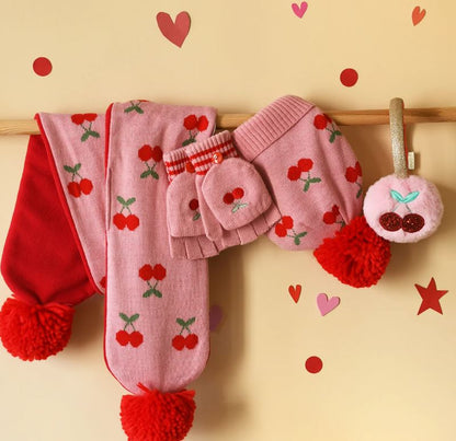 Cheerful Cherry Knitted Hat