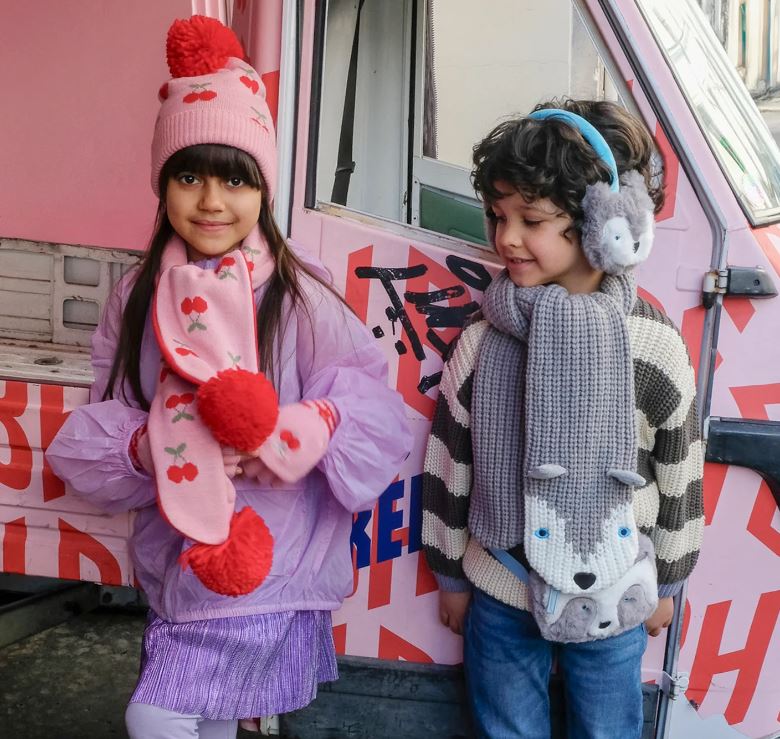 Cheerful Cherry Knitted Hat