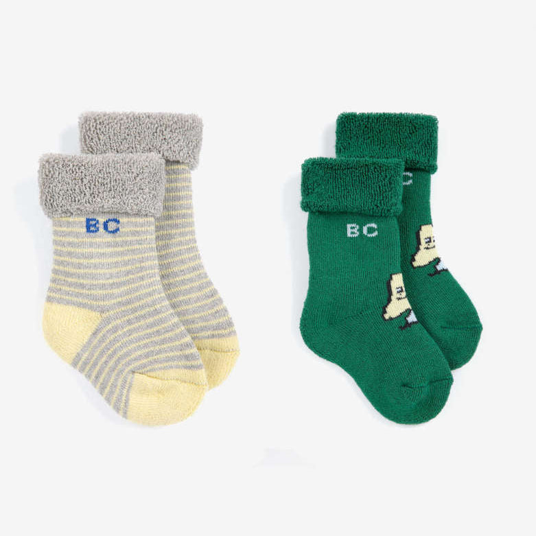 BC Mush Monster Socks Pack, Green