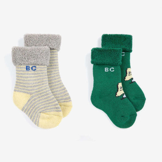 BC Mush Monster Socks Pack, Green