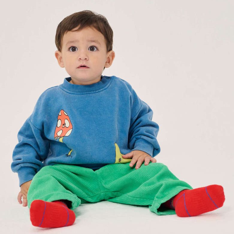 Mush Monster Duo Sweatshirt, Blue