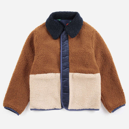 Stamp Bloom All Over Reversible Jacket, Navy Blue