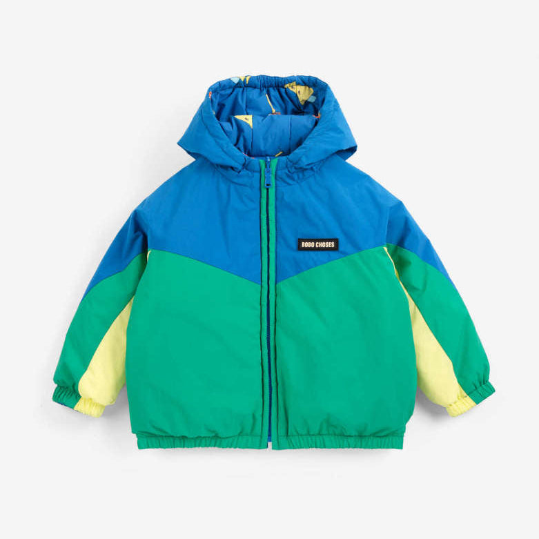 Mush Monster Duo All Over Reversible Anorak, Blue