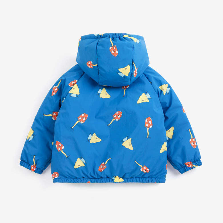 Mush Monster Duo All Over Reversible Anorak, Blue