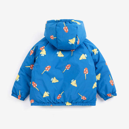 Mush Monster Duo All Over Reversible Anorak, Blue