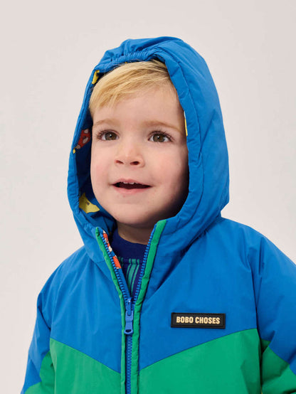 Mush Monster Duo All Over Reversible Anorak, Blue