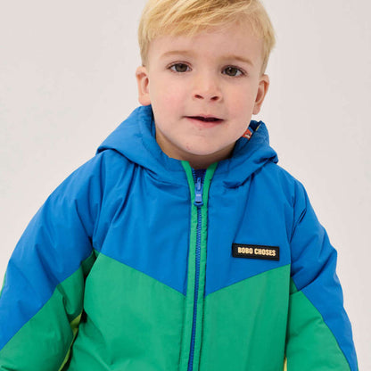 Mush Monster Duo All Over Reversible Anorak, Blue