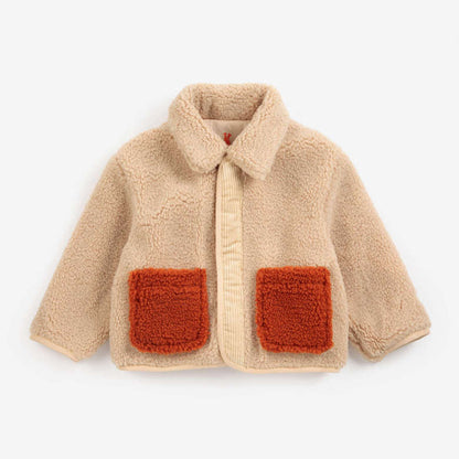 Softpaw Monster Sheepskin Reversible Jacket, Light Pink