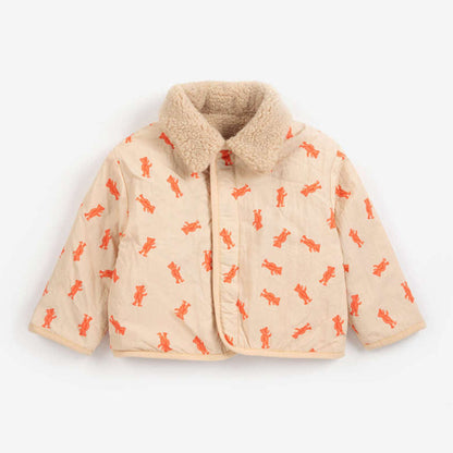 Softpaw Monster Sheepskin Reversible Jacket, Light Pink