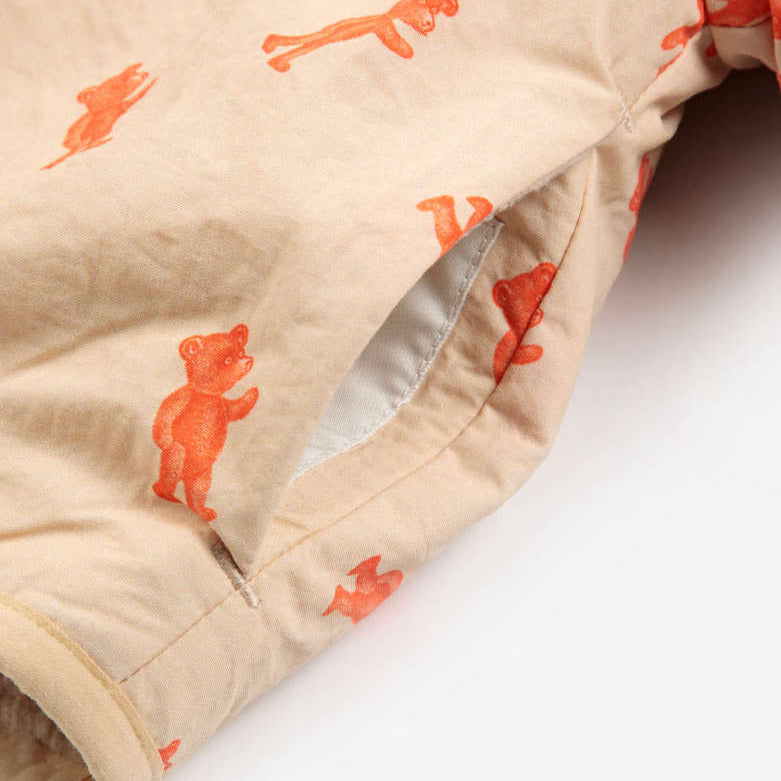 Softpaw Monster Sheepskin Reversible Jacket, Light Pink