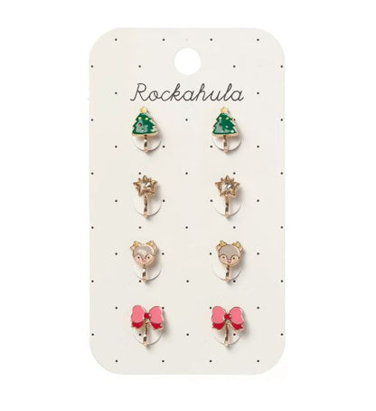 Jolly Christmas Clip On Earrings