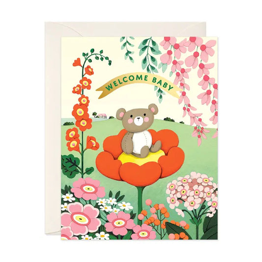 Teddy Bear Baby Greeting Card