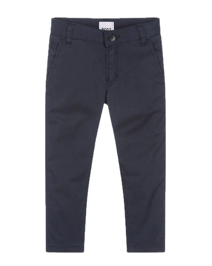 BOSS Twill Pants, Navy
