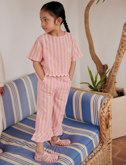 Pants Loukie, Pink Gelato Stripes