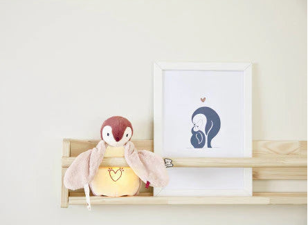 Nightlight Plush Penguin, Pink