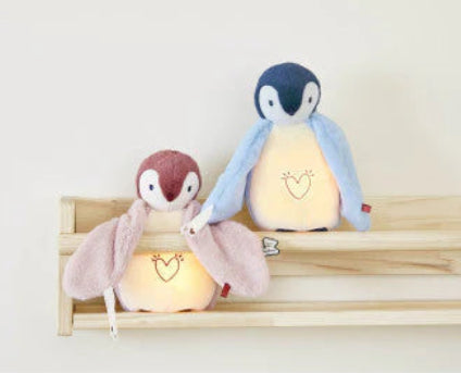 Nightlight Plush Penguin, Pink