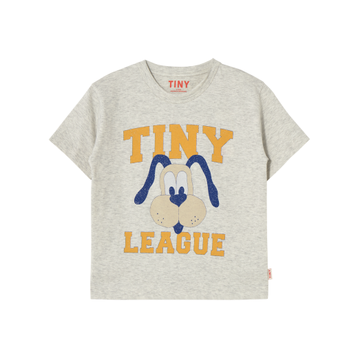 Tiny League Graphic Tee, Light Grey