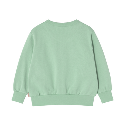 Scandi Life Graphic Sweatshirt, Washed Emerald