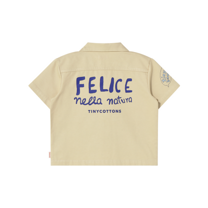 Artsy Tree Shirt, Vanilla
