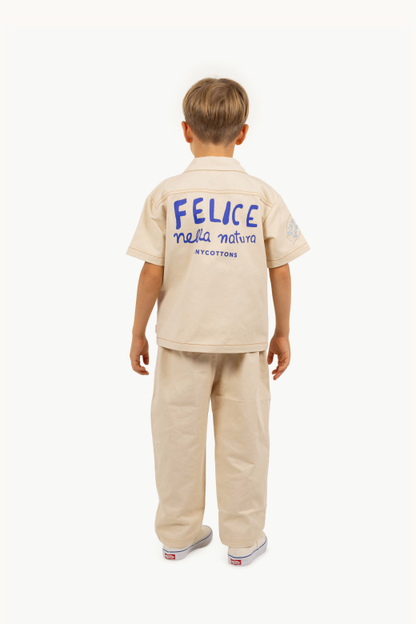 Artsy Tree Shirt, Vanilla