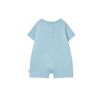 Readers Graphic One-Piece, Dusty Blue