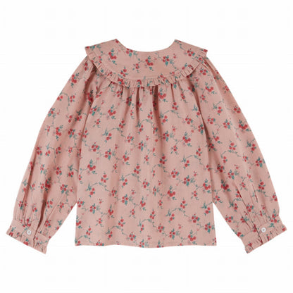 Red Floral Blouse, Aster