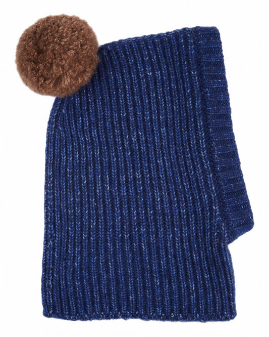 PomPom Hood, Blue