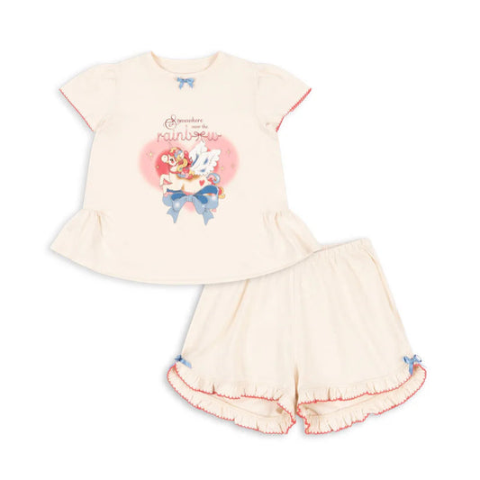 Famo Frill Set, Ecru