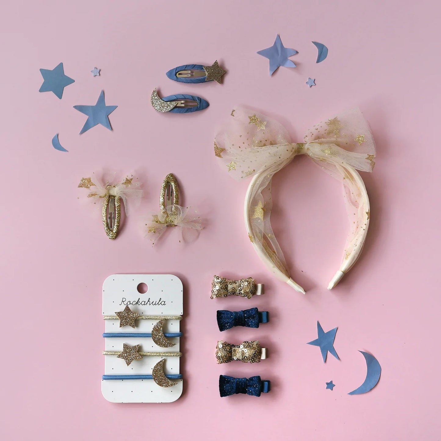 Starry Tulle Clips