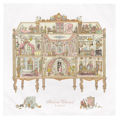 Atelier Choux Paris Organic Cotton Carrés, Dollhouse