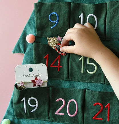 Stripy Christmas Tree Clips