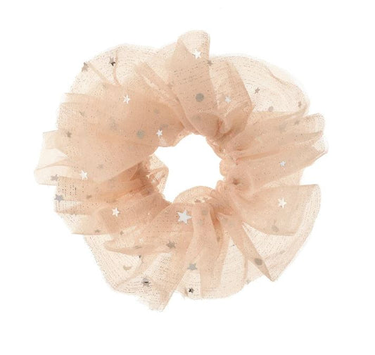 Sparkle Tulle Ruffle Scrunchie