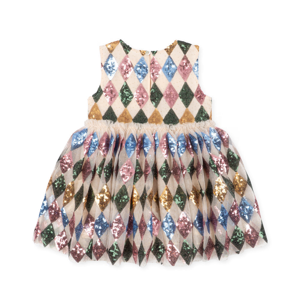 Yvonne Harlekin Dress, Harlekin Sequin