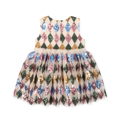 Yvonne Harlekin Dress, Harlekin Sequin