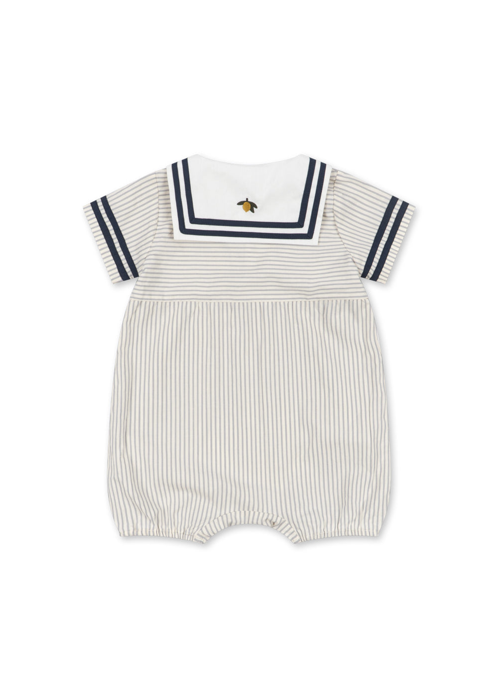 Allie Sailor Romper GOTS, Bleu Stripe