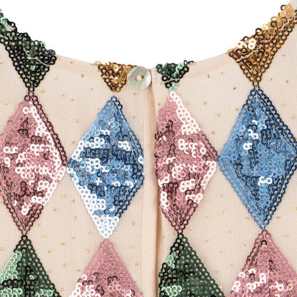 Yvonne Harlekin Dress, Harlekin Sequin