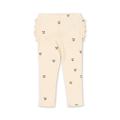 Sui Frill Pants GOTS, Cherry