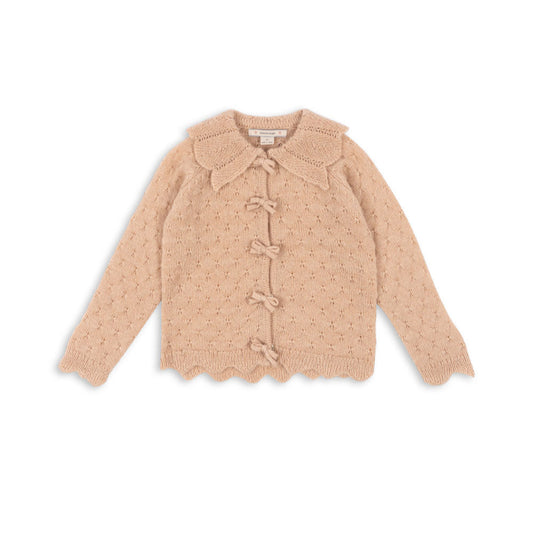 Smilla Knit Cardigan, Light Rose