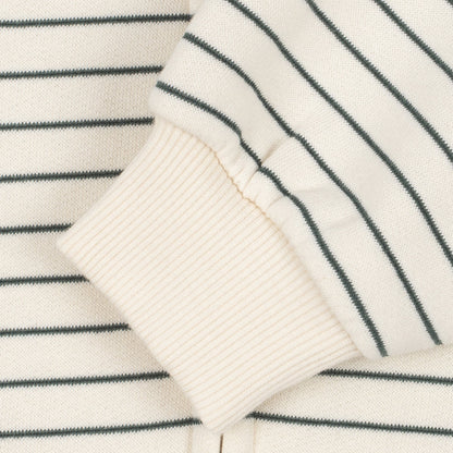 Amio Sweat Zip Hood OCS, Cilantro Stripe